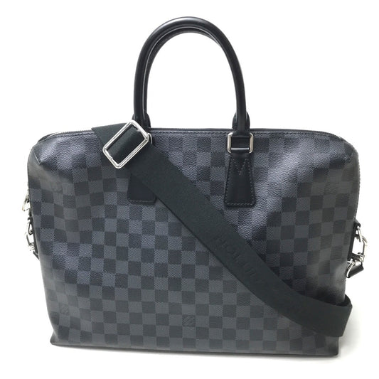 LOUIS VUITTON N48224 ダミエ・グラフィット ポルト・ドキュマン・ジュール カバン 2WAY ビジネスバッグ ダミエグラフィットキャンバス メンズ ブラック