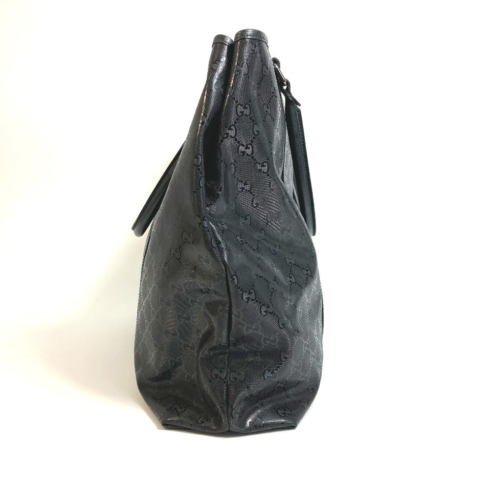 GUCCI 223668 GG Imprime All-Over Logo Handbag Tote Bag GG Imprime Men's Black