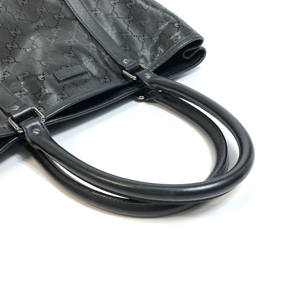 GUCCI 223668 GG Imprime All-Over Logo Handbag Tote Bag GG Imprime Men's Black