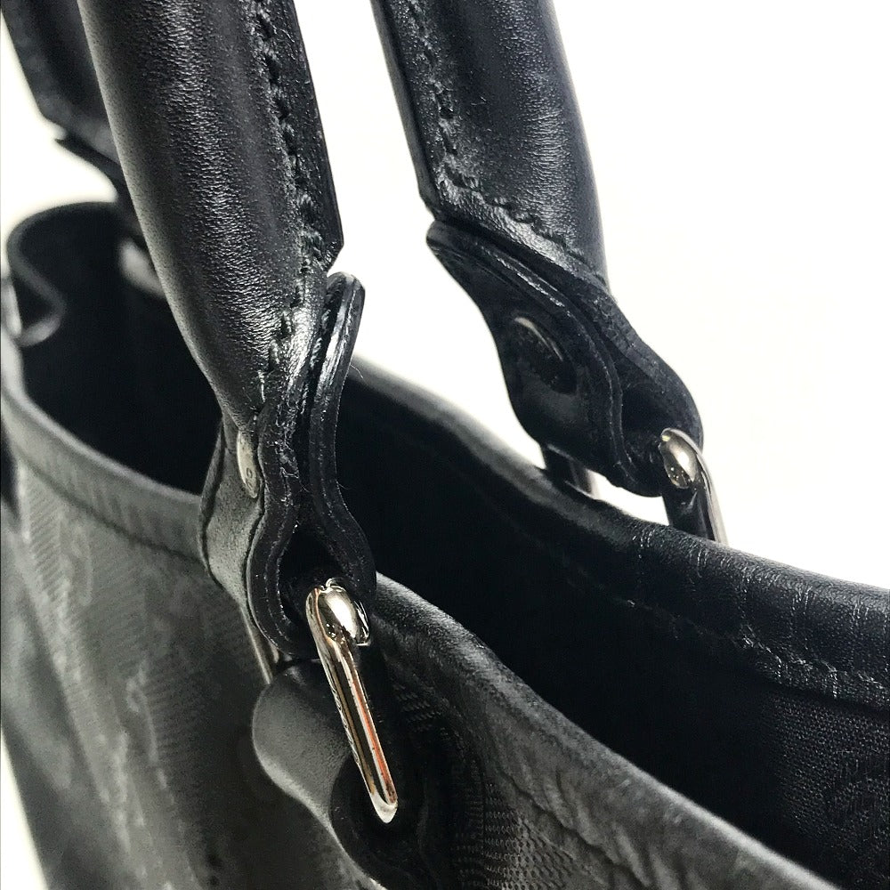 GUCCI 223668 GG Imprime All-Over Logo Handbag Tote Bag GG Imprime Men's Black