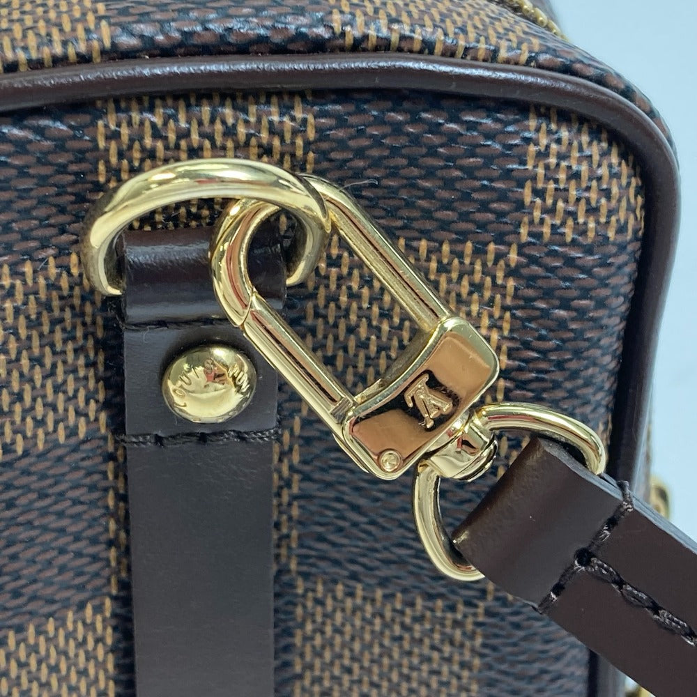LOUIS VUITTON N61738 Damier Etui Okapi Shoulder Bag, Damier Canvas, Ebene Brown, Women's