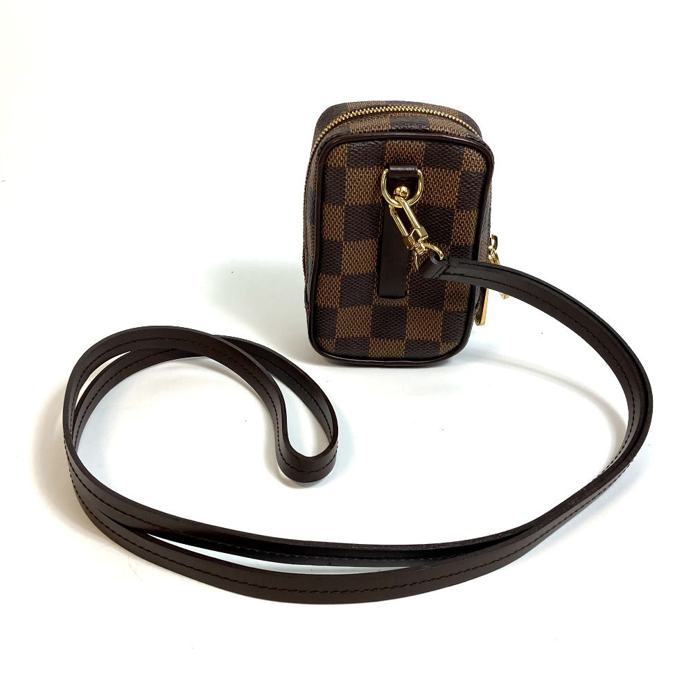 LOUIS VUITTON N61738 Damier Etui Okapi Shoulder Bag, Damier Canvas, Ebene Brown, Women's