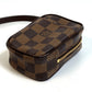 LOUIS VUITTON N61738 Damier Etui Okapi Shoulder Bag, Damier Canvas, Ebene Brown, Women's