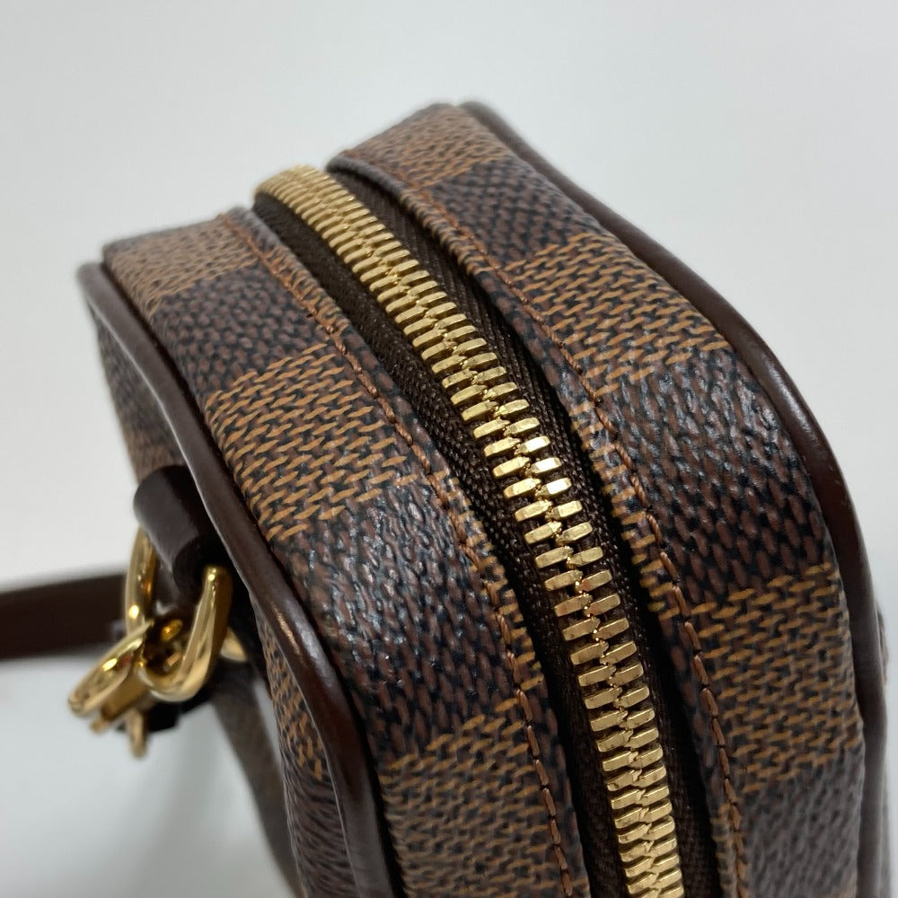 LOUIS VUITTON N61738 Damier Etui Okapi Shoulder Bag, Damier Canvas, Ebene Brown, Women's