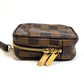 LOUIS VUITTON N61738 Damier Etui Okapi Shoulder Bag, Damier Canvas, Ebene Brown, Women's
