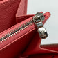 LOUIS VUITTON M60663 Epi Zippy Wallet, Round Zipper Wallet, Long Wallet, Epi Leather, Women's, Corail, Pink