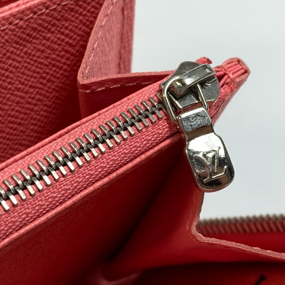 LOUIS VUITTON M60663 Epi Zippy Wallet, Round Zipper Wallet, Long Wallet, Epi Leather, Women's, Corail, Pink