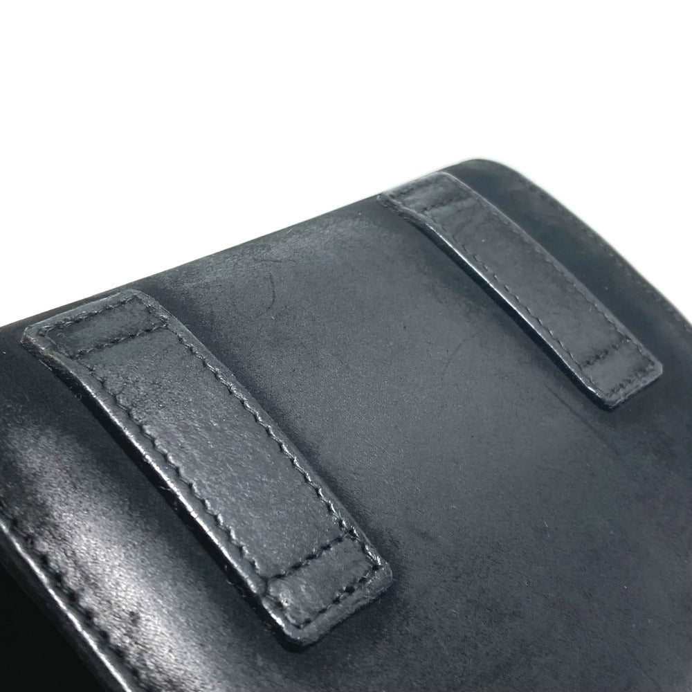 Salvatore Ferragamo AQ213202 Vara Ribbon Mini Pochette Shoulder Bag in Black Suede