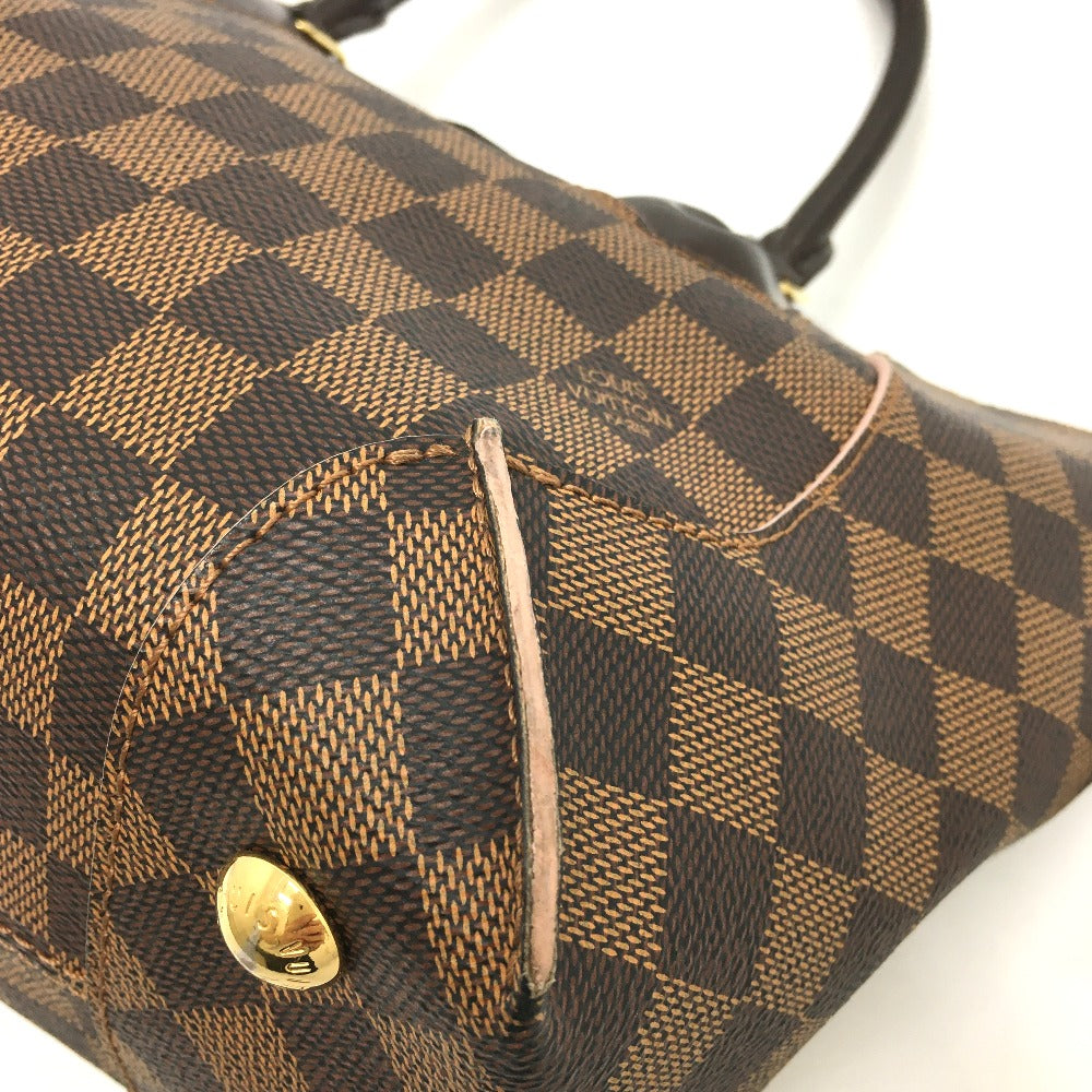 LOUIS VUITTON N41554 ダミエ カイサトートPM カバン 2WAY/斜め掛け トートバッグ ダミエキャンバス レディース ローズバレリーヌ ブラウン