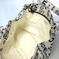 CHANEL Bysee CC Coco Mark Clear Chain Shoulder Tote Bag Canvas Women's White x Navy