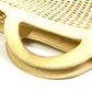 CHANEL CC Coco Mark Basket Bag with Inner Pouch, Straw/Leather Handbag, Beige