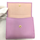 Salvatore Ferragamo Gancini Bifold Leather Wallet, Purple, Women's