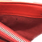CHANEL CC Coco Mark Border Pouch in Patent Leather, Women's, Red