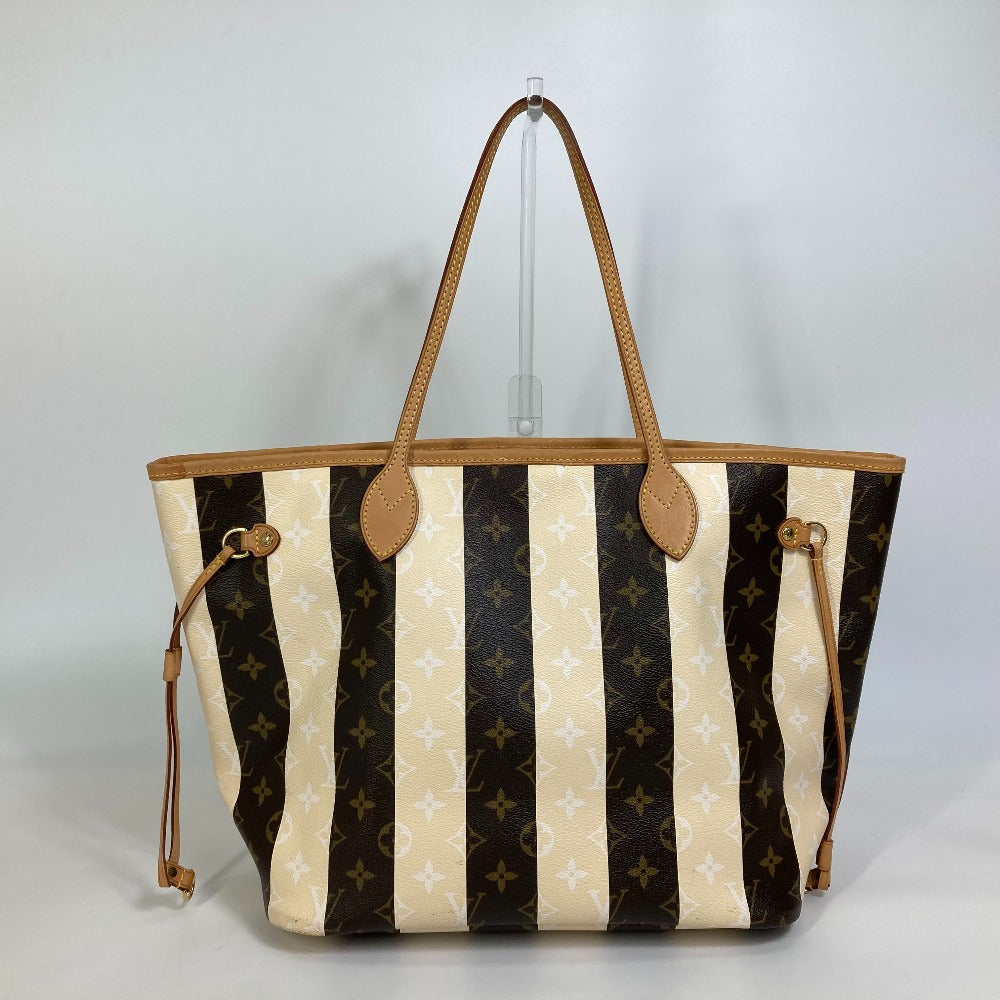 LOUIS VUITTON M40560 Monogram Rayeur Neverfull MM Tote Bag in Monogram Canvas, Women's, Brown/Beige