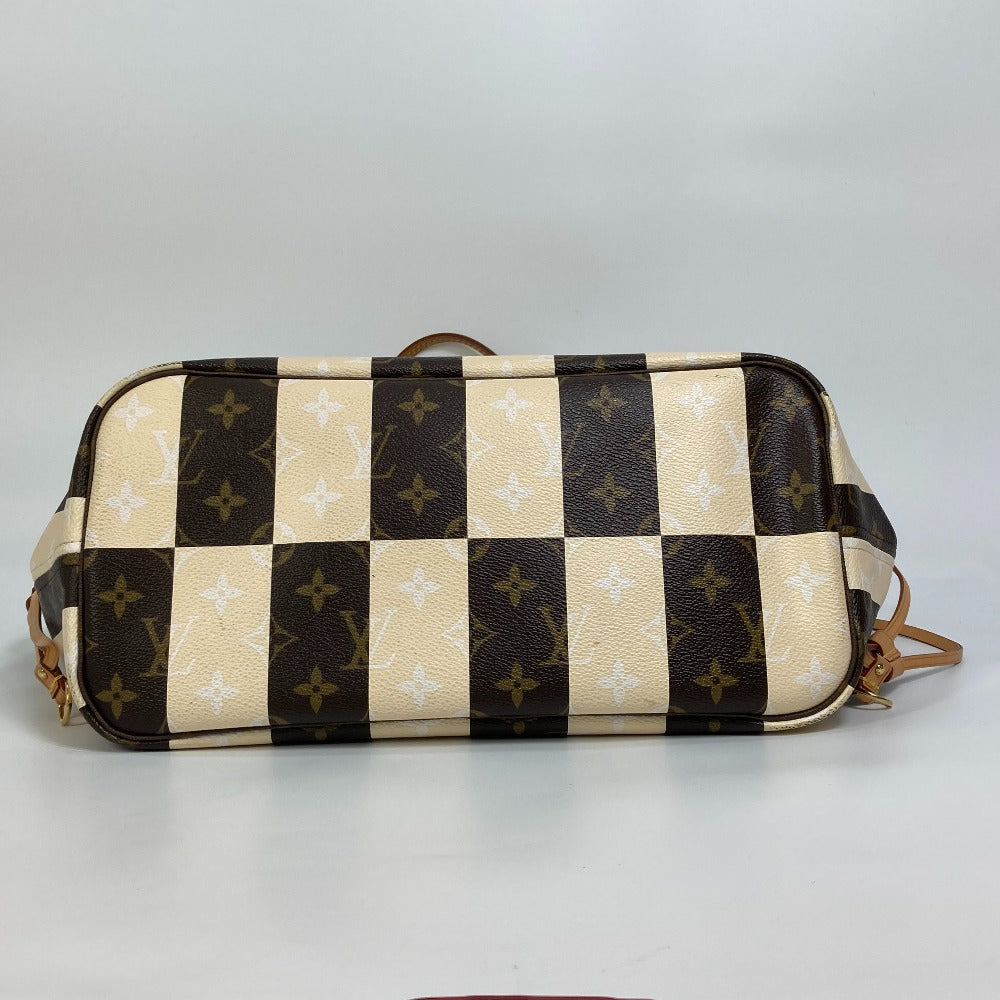 LOUIS VUITTON M40560 Monogram Rayeur Neverfull MM Tote Bag in Monogram Canvas, Women's, Brown/Beige