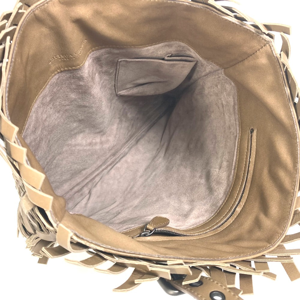 BOTTEGA VENETA 239898 Intrecciato Leather Tote Bag, Men's, Beige