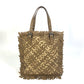 BOTTEGA VENETA 239898 Intrecciato Leather Tote Bag, Men's, Beige