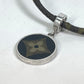 LOUIS VUITTON M65436 Accessories: Pendant Fleur Monogram Choker in Monogram Canvas, Unisex, Silver