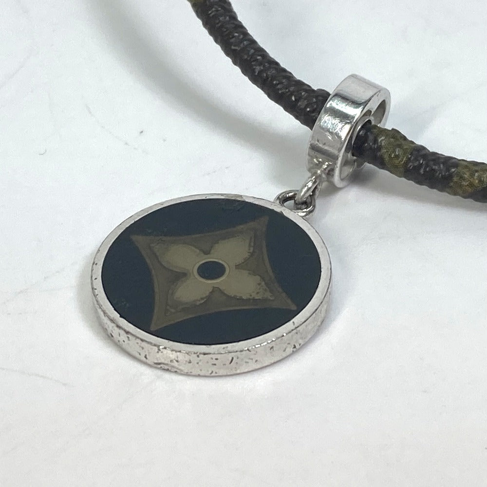 LOUIS VUITTON M65436 Accessories: Pendant Fleur Monogram Choker in Monogram Canvas, Unisex, Silver