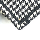 Dior Houndstooth Shoulder Bag with Houndstooth Embroidery, Book Tote, Canvas, Women's, White/Black