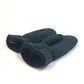 LOUIS VUITTON M76454 Monogram Muff Shirring Lamb Shearling Gloves Mittens Lamb Leather Women's Black
