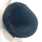 LOUIS VUITTON M76454 Monogram Muff Shirring Lamb Shearling Gloves Mittens Lamb Leather Women's Black