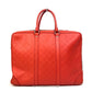 LOUIS VUITTON M56004 Business Bag, Handbag, Porte-Document Voyage PDV, Damier Infini Briefcase, Damier Infini Leather, Men's, Clementine Orange
