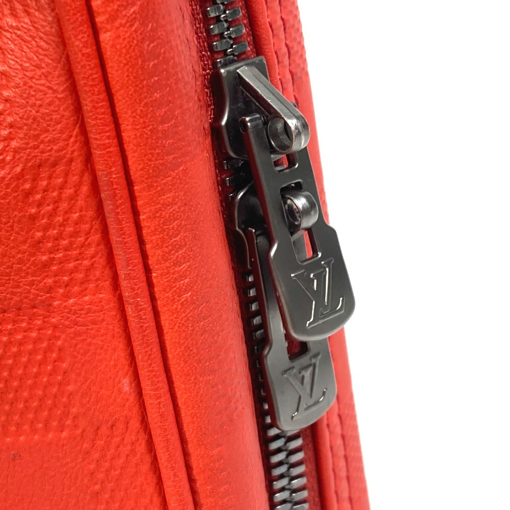 LOUIS VUITTON M56004 Business Bag, Handbag, Porte-Document Voyage PDV, Damier Infini Briefcase, Damier Infini Leather, Men's, Clementine Orange