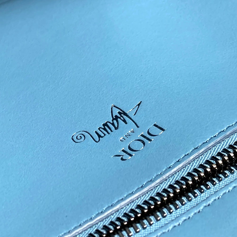 Dior logo Shawn Stüssy collaboration handbag tote bag leather men's blue