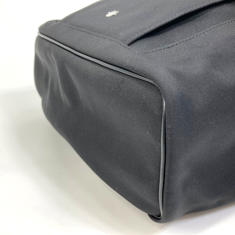 DIOR HOMME 1MOBA062 BEE MOTION バックパック リュックサック キャンバス/レザー メンズ ブラック
