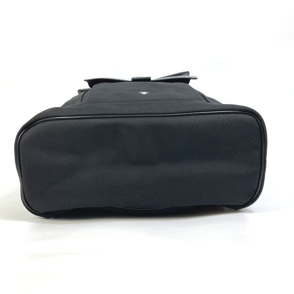 DIOR HOMME 1MOBA062 BEE MOTION バックパック リュックサック キャンバス/レザー メンズ ブラック