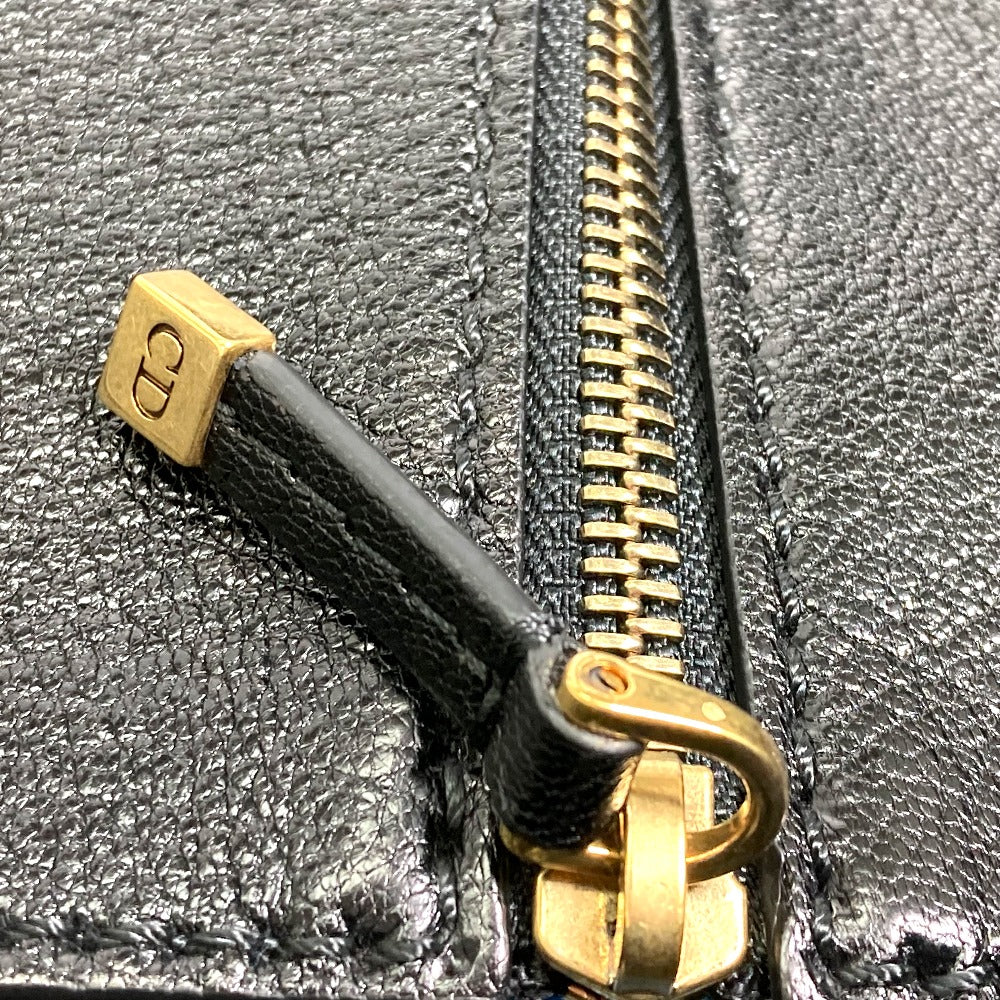 Christian Dior DIORANGELS ショルダーバッグ 肩掛け カバン ロゴ スタッズ トートバッグ レザー ユニセックス ブラック