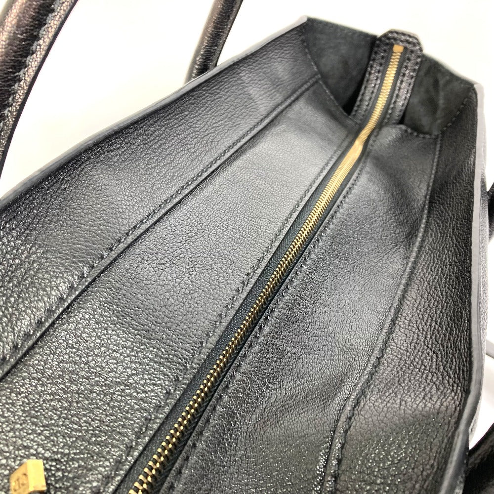Christian Dior DIORANGELS ショルダーバッグ 肩掛け カバン ロゴ スタッズ トートバッグ レザー ユニセックス ブラック