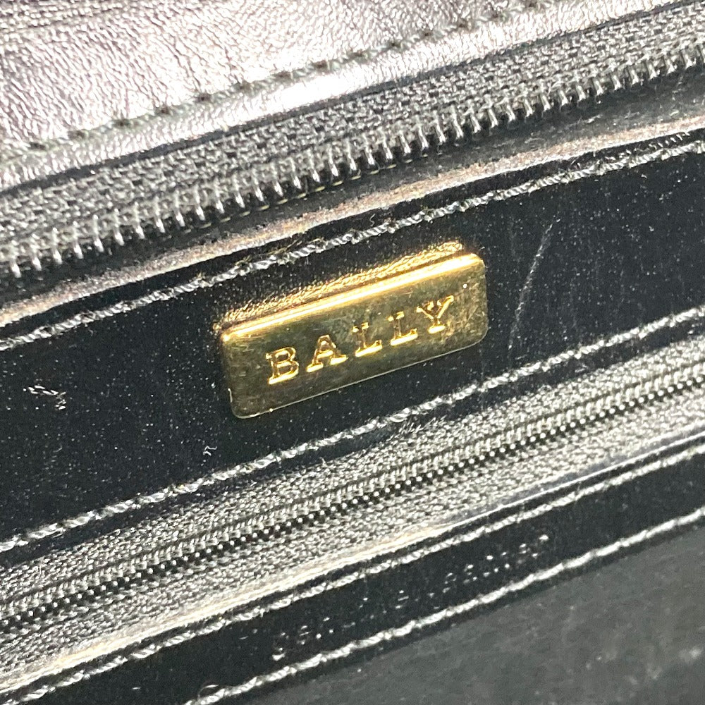 BALLY handbag tote bag in black leather, unisex