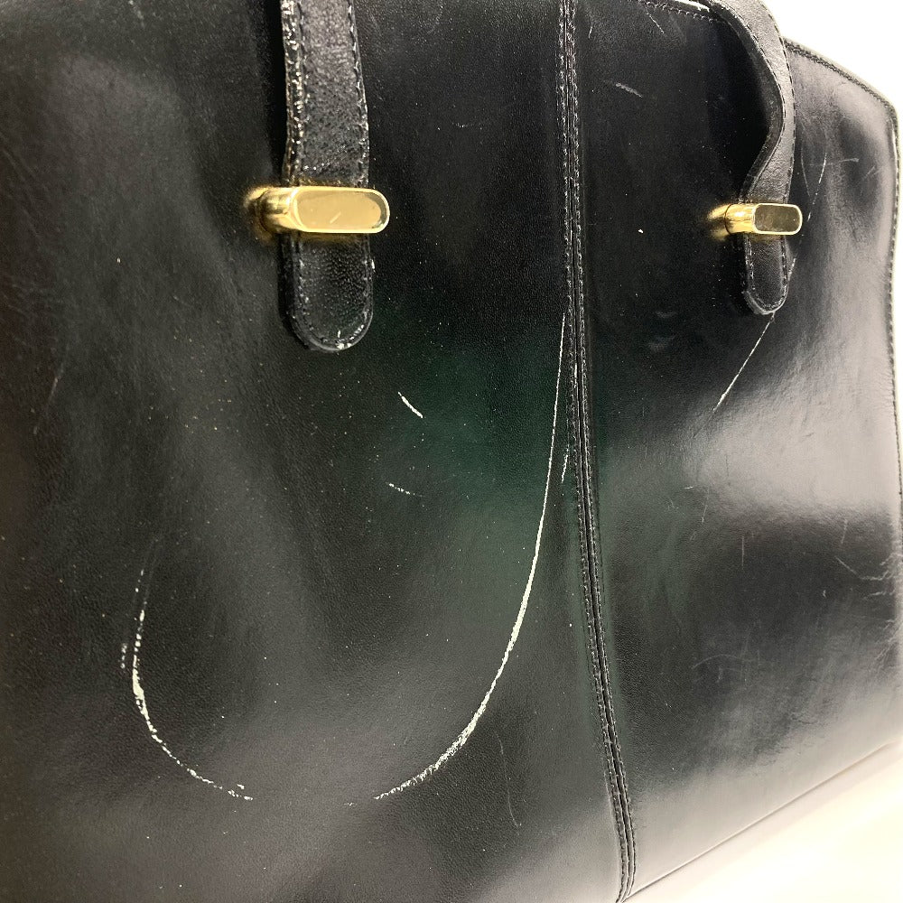 BALLY handbag tote bag in black leather, unisex