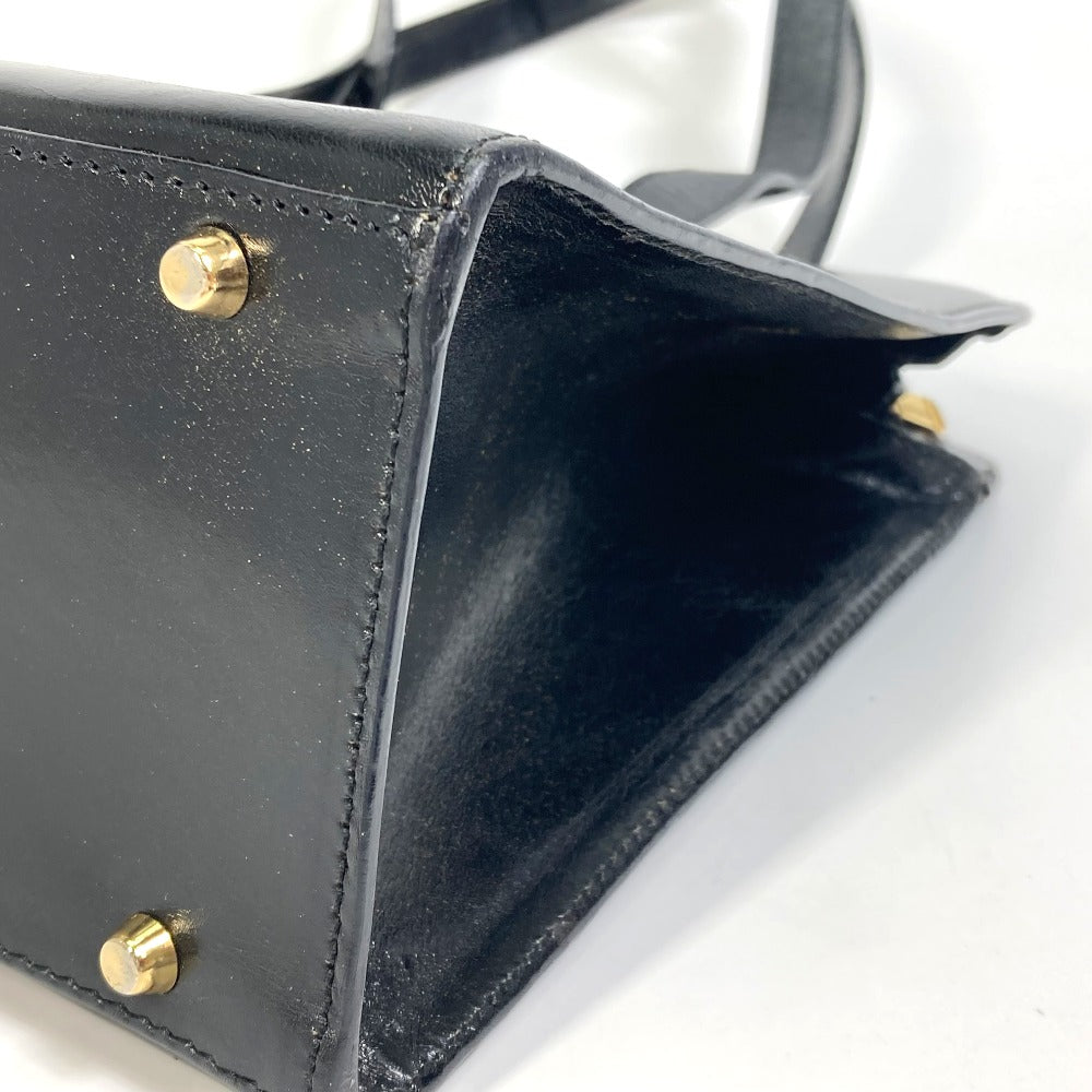 BALLY handbag tote bag in black leather, unisex