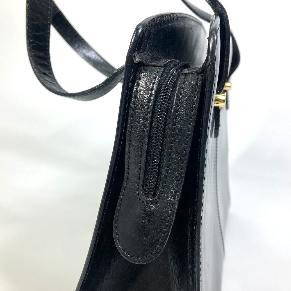 BALLY handbag tote bag in black leather, unisex