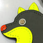 LOUIS VUITTON M63280 Monogram Titanium Porte Address Dog Pop-Up Limited Edition Leather Charm for Women, Gray