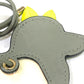 LOUIS VUITTON M63280 Monogram Titanium Porte Address Dog Pop-Up Limited Edition Leather Charm for Women, Gray