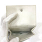 BOTTEGA VENETA Intrecciato Compact Wallet Tiny Tri-fold Leather Wallet Women's White