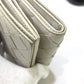 BOTTEGA VENETA Intrecciato Compact Wallet Tiny Tri-fold Leather Wallet Women's White