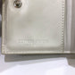 BOTTEGA VENETA Intrecciato Compact Wallet Tiny Tri-fold Leather Wallet Women's White
