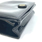 TIFFANY &amp; Co. Circle Logo Handbag, Vintage Patent Leather, Women's, Black