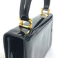 TIFFANY &amp; Co. Circle Logo Handbag, Vintage Patent Leather, Women's, Black