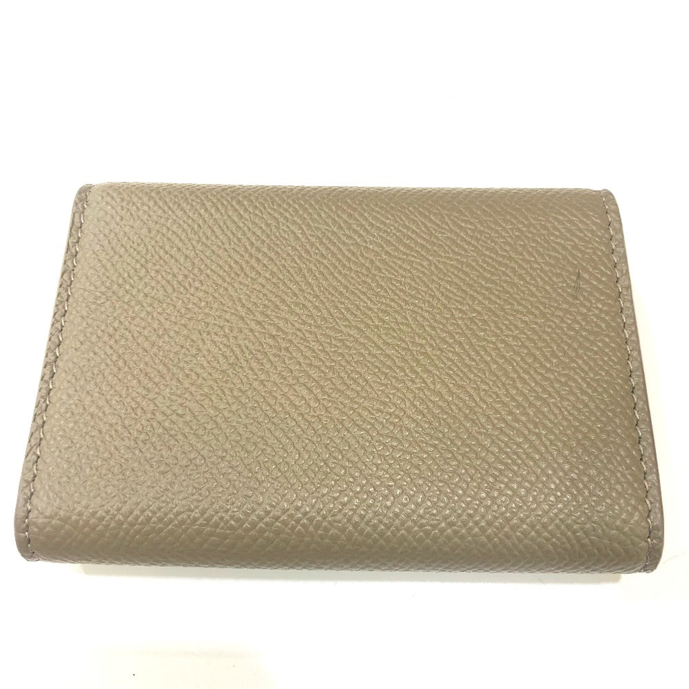 BALENCIAGA 581099 Ville Accordion Wallet, Small Card Case, Leather, Women's, Brown
