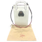 Christian Louboutin Emblem Trick Track Tote Bag, 2-Way Clutch Bag, Leather Tote Bag, Men's White