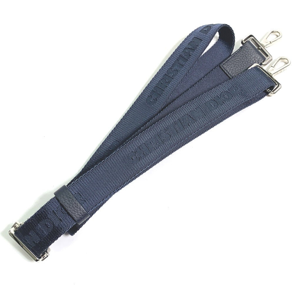Dior Logo 2PUBC120GBC H07E Double Zip Pocket Shoulder Bag Leather Men's Gray