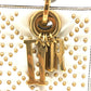Dior M0579CVNZ030ETF Cannage Tote Bag, Lady Dior Handbag, Leather, White, Women's