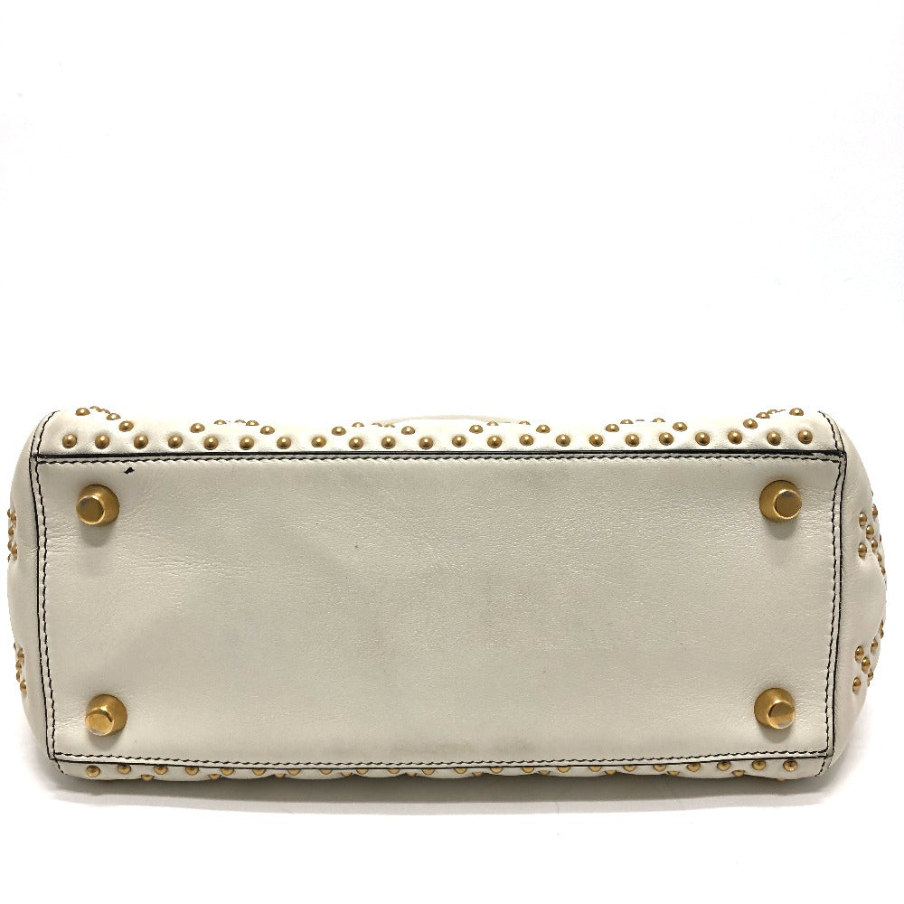 Dior M0579CVNZ030ETF Cannage Tote Bag, Lady Dior Handbag, Leather, White, Women's