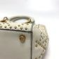 Dior M0579CVNZ030ETF Cannage Tote Bag, Lady Dior Handbag, Leather, White, Women's